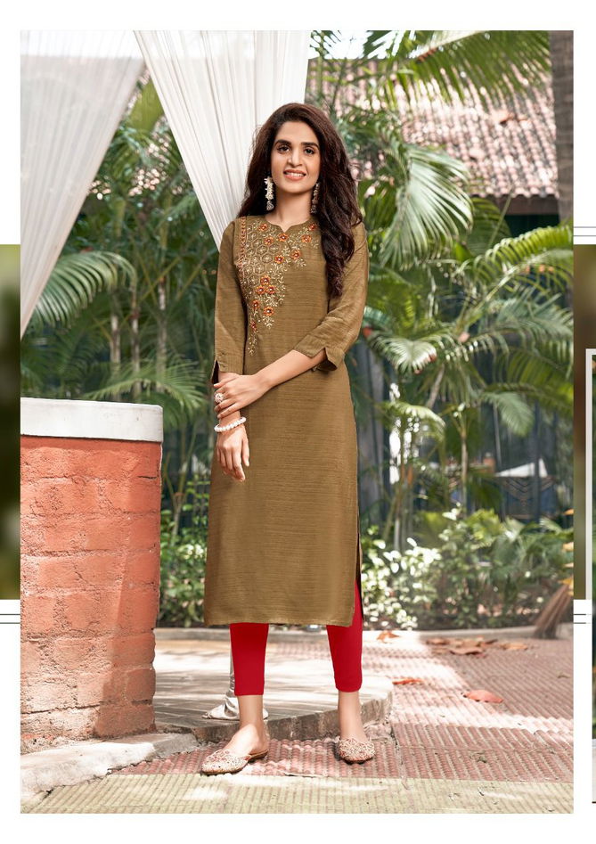 Rose Berry 1 Fancy Rayon Designer Ethnic Wear Latest Kurti Collection